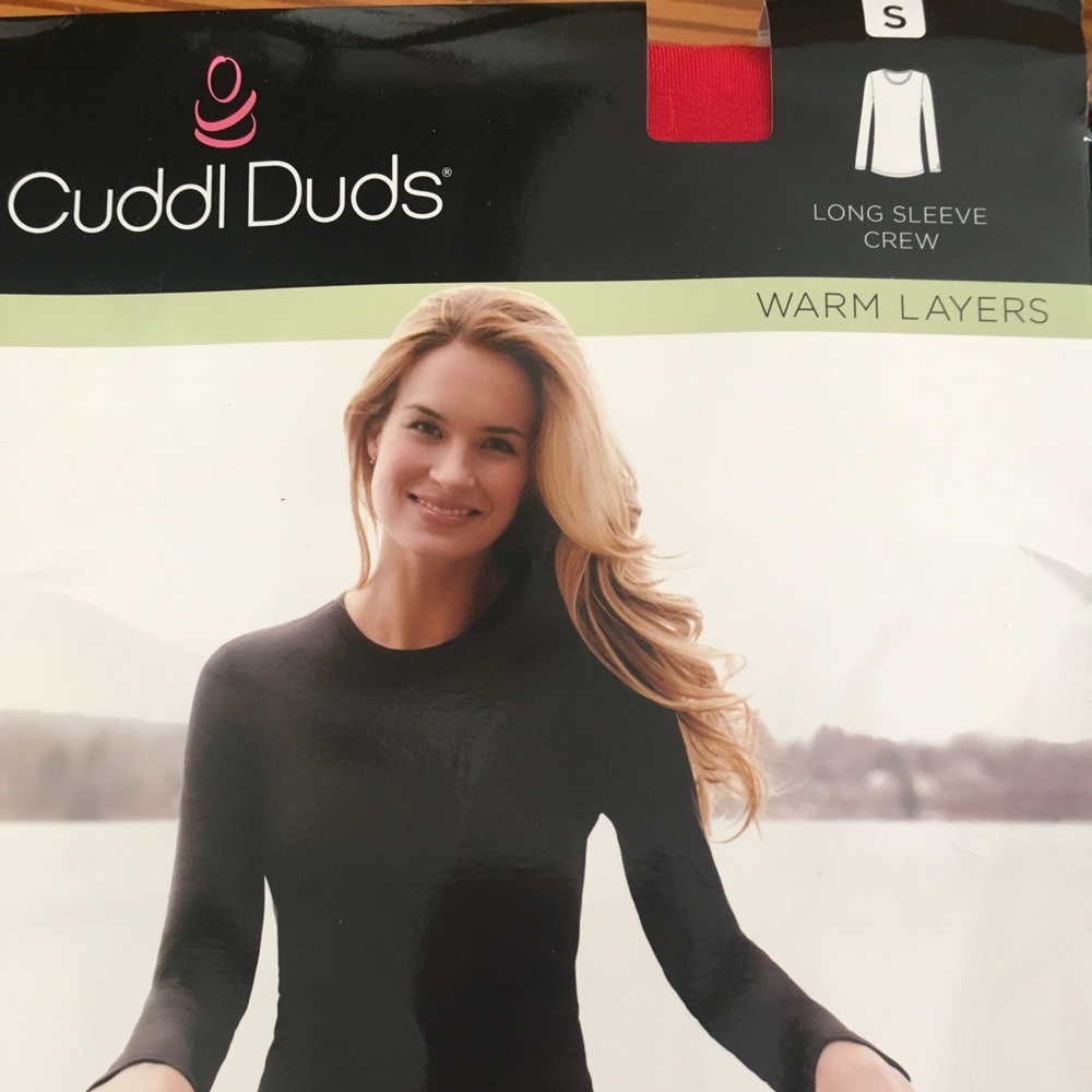 NEW! Red Thermal Active Long Sleeve Crew Top